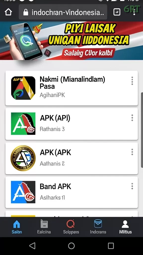 Cuplikan layar DEWANAGA77 — pengaturan akun